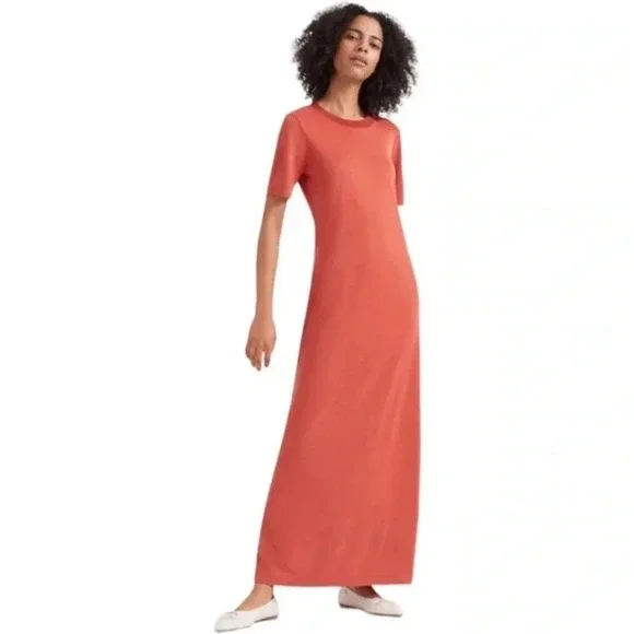 Club Monaco | Dresses | Club Monaco Short Sleeve Maxi Knit Dress Womens  Size Small | Poshmark